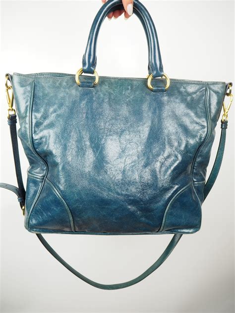 prada vitello shine shopping bag|prada blue vitello shine tote.